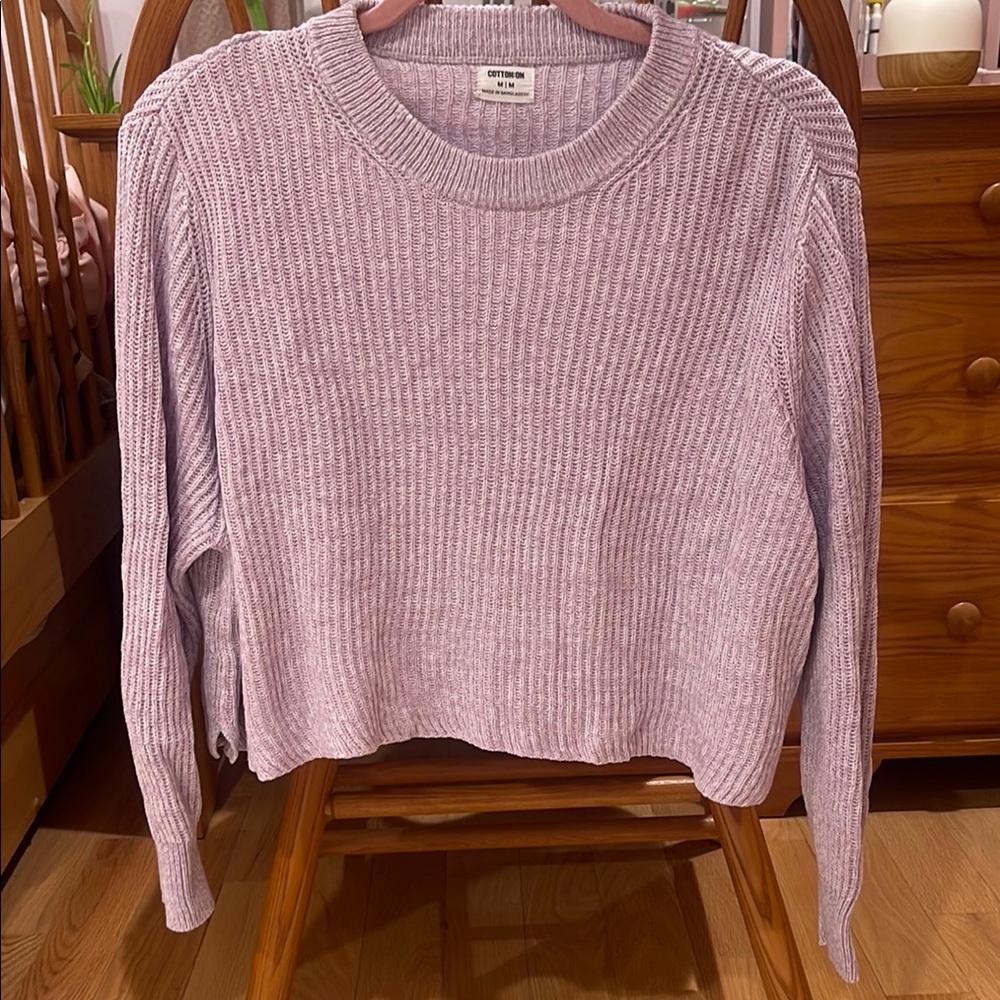 Cotton On Lavender Knit Sweater